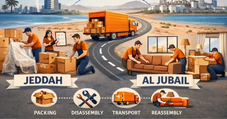 Jeddah to Al Jubail moving checklist