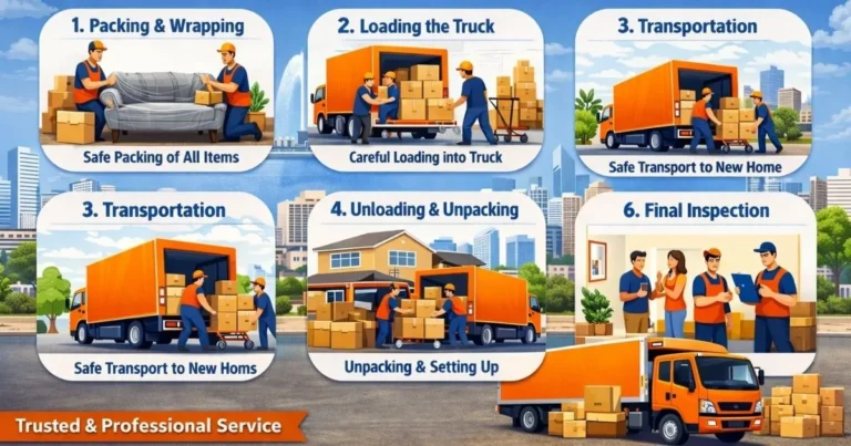 Step by Step House Shifting