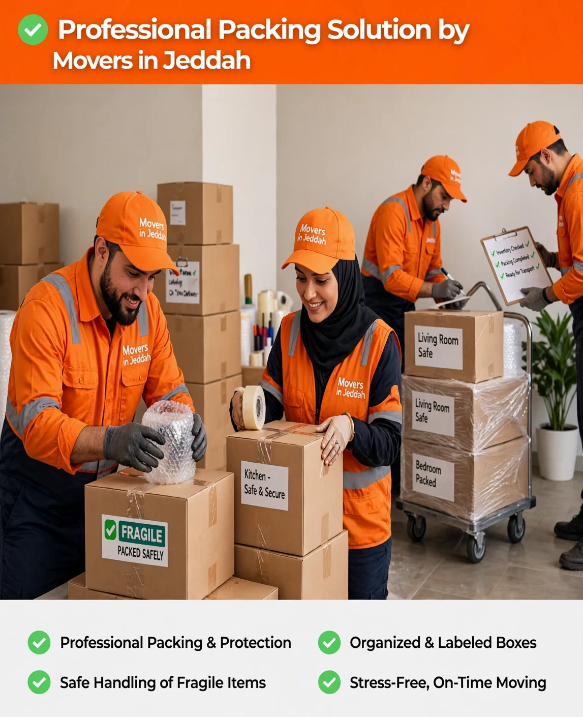 Professional Packing and Unpacking Services in Jeddah 2 Common Packing Challenges