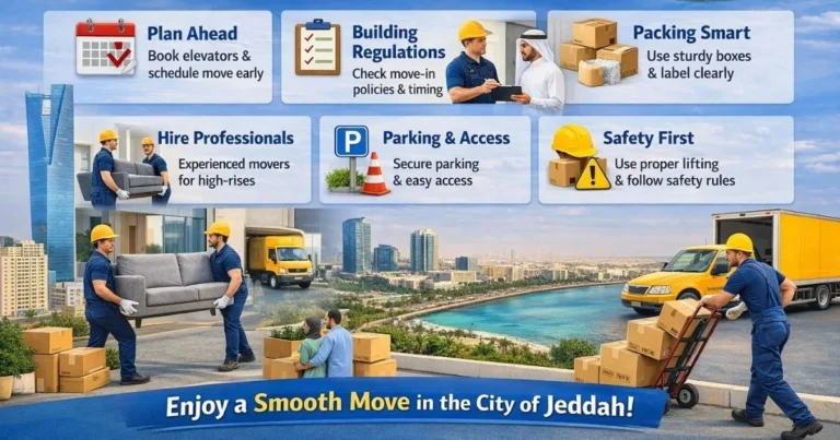 Apartment Moving Tips for High-Rise Buildings in Jeddah 2 High-Rise Buildings in Jeddah